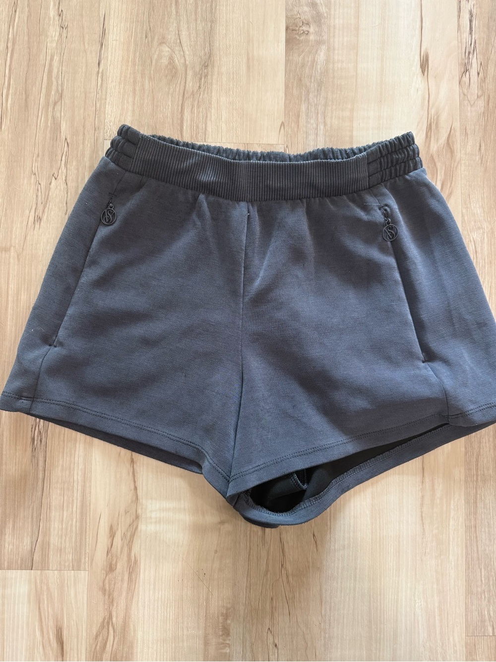 Victoria’s Secret Women’s Dark Gray Pull-On Athletic Shorts